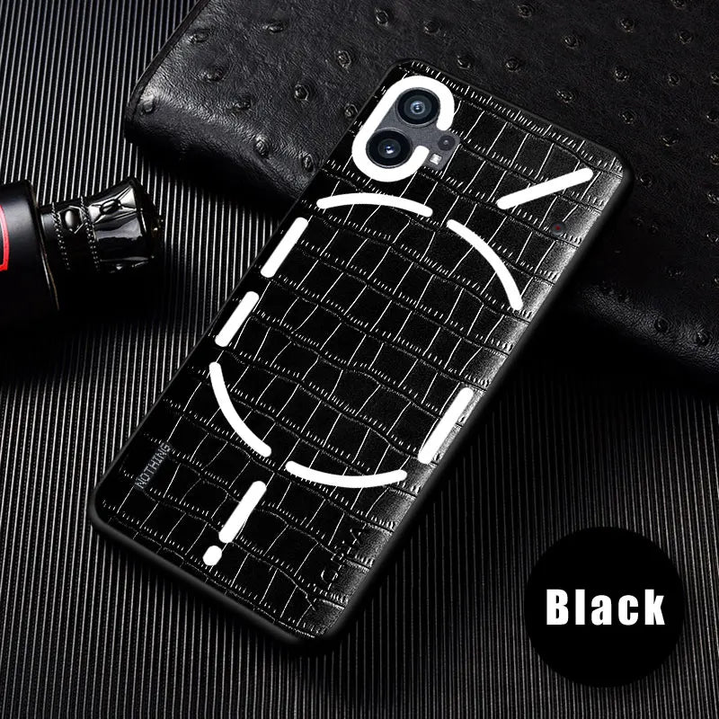 Leather Case For Nothing Phone 3 2 1 Premium PU Slim Fit Design Unti-Scratch Protective Back Cover for Nothing Phone 3 case