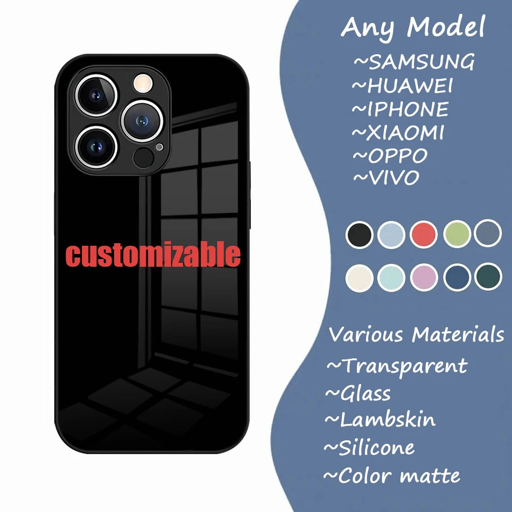 Christmas Phone Case Tempered Glass For iPhone 16 15 13 14 12 11 Pro XS Max Plus Mini SE2020 Coque