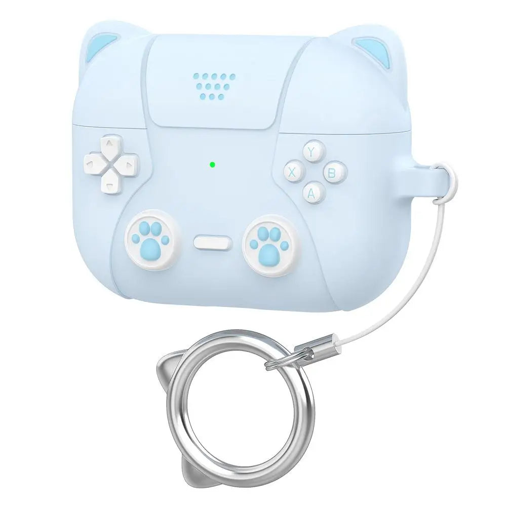 For AirPods Pro 3 Case Cover with Metal Buckle Luxury TPU Protective Full Cover Case Shockproof Scratchproof