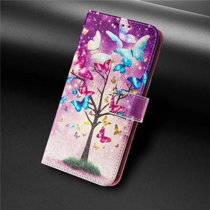13 Leather Phone Case For iPhone 13 12 Mini 11 Pro 13Pro 12Pro Max 11Pro Coque Flip Cover Wallet Magnetic Painted Cases Cat Bear