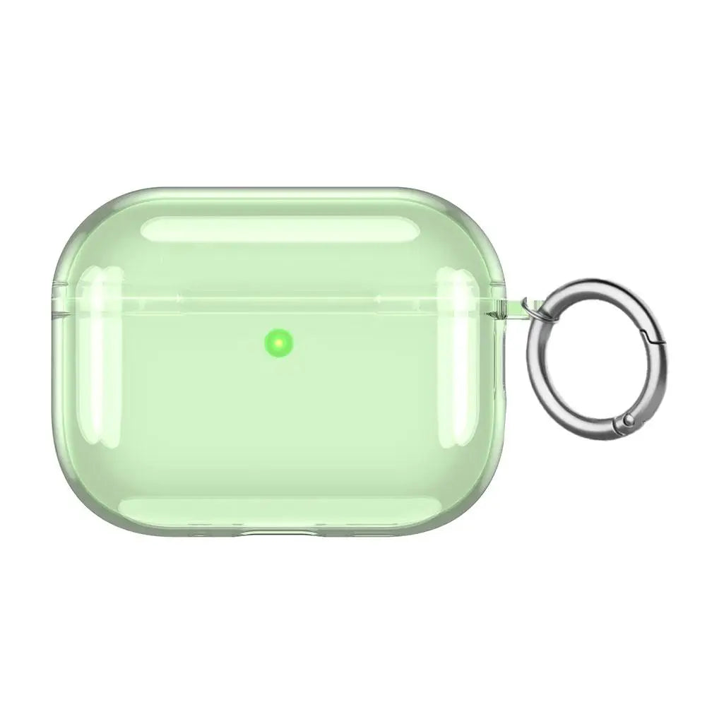 For AirPods Pro 3 Transparent Full Protective Shockproof Case Soft TPU Clear Headphone Cover With Keychain For Airpods Pro 3