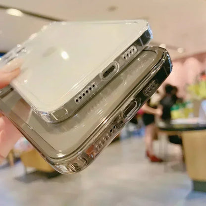 INS Hot Coffee Phone Cases For iPhone 16 15 14 13 12 11 Pro Max XR 8 7 Plus 13 12 Mini Soft Transparent Cover