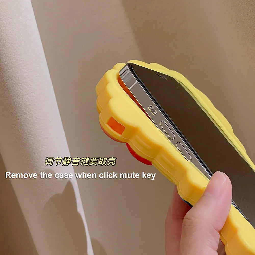 3D Cartoon Silicone Phone Case For iphone 17 16 15 14 Pro Max Face Cute Joker Clown Cases FO iphone 13 12 11 Shockproof Cover