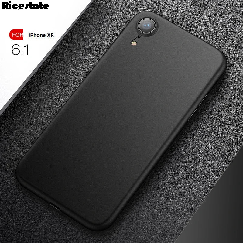 Ultra thin Fundas Phone case For iphone iphone XR X R Rubber back cover For iphone X XR XS Max PP Hard Cases