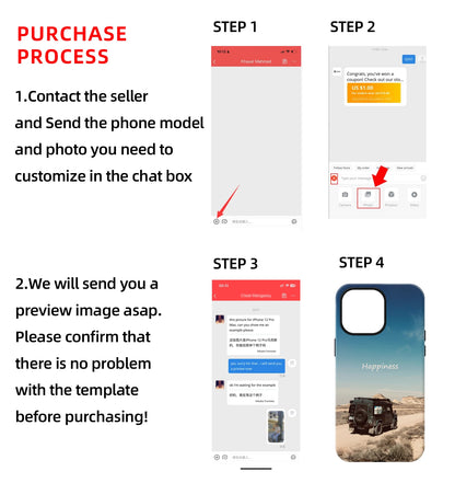 Korean Custom Image Tough Phone Case for iPhone 16 15 14 13 12 Pro Max Plus  11 Cover Personalized Design Picture DIY Photo