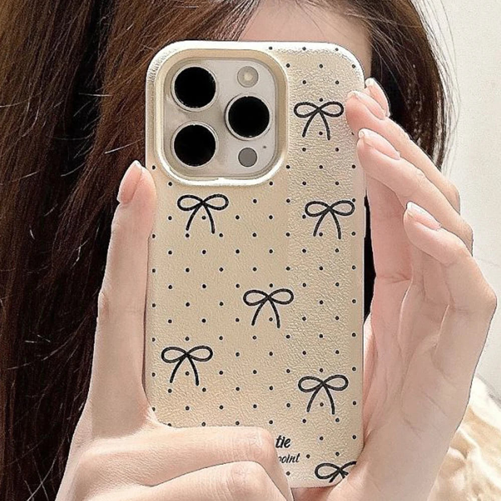 INS Leather Phone Case For IPhone 16 Pro Max Case IPhone 11 12 13 14 15 Pro MaxShockproof Soft Silicone Cover Case Funda Bumber