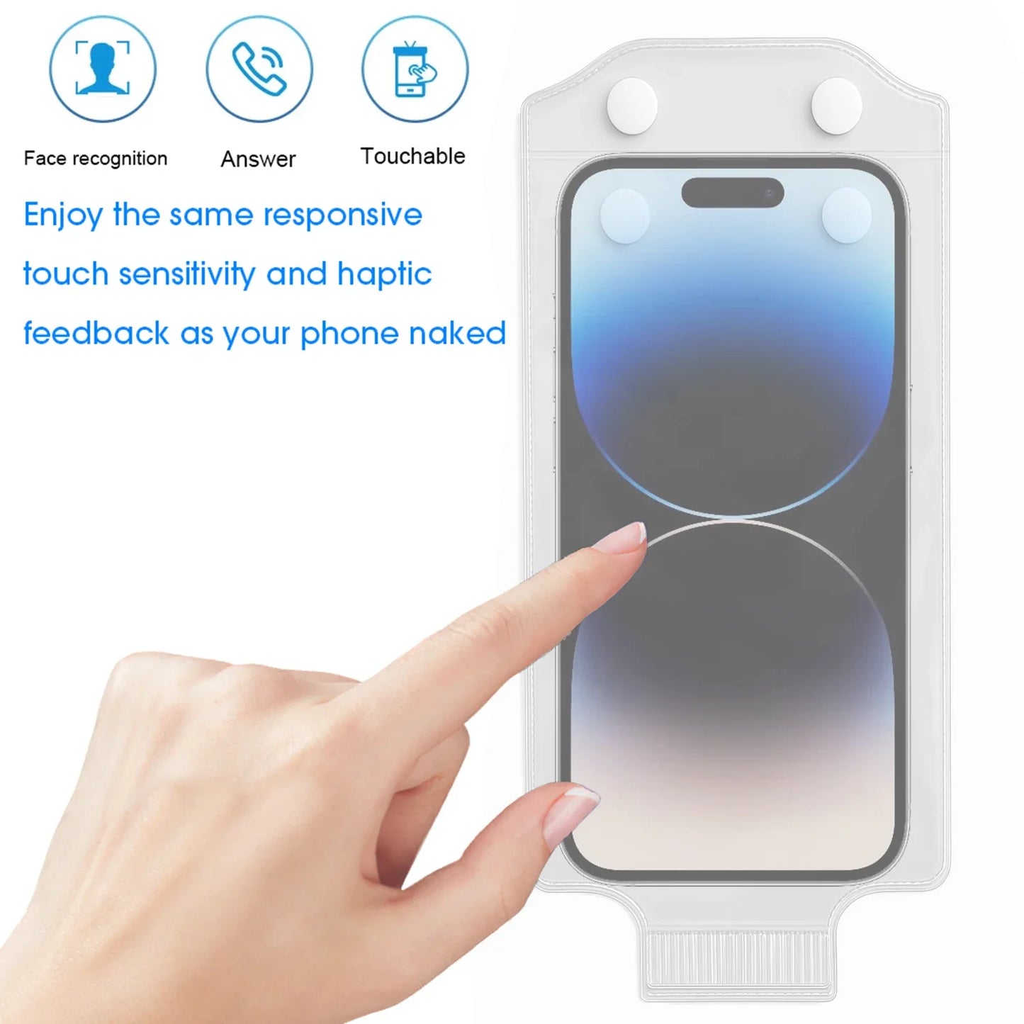 1-10PCS Waterproof Transparent Mobile Phone Cases Portable Mobile Phone Protector Pouch Bag for Cycling Bikinig Motorcycle