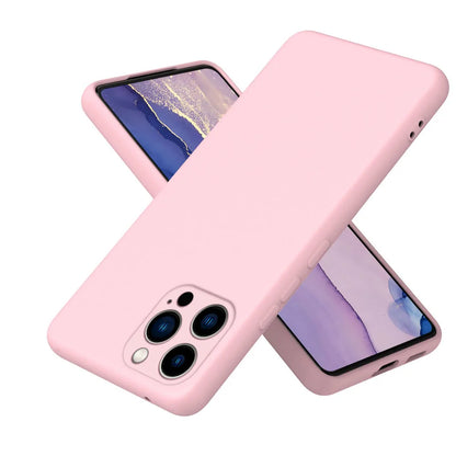 Liquid Silicone Phone Case For iPhone 11 12 13 mini 14 15 Pro Max 15 Plus Camera Protection Soft Cover Cases