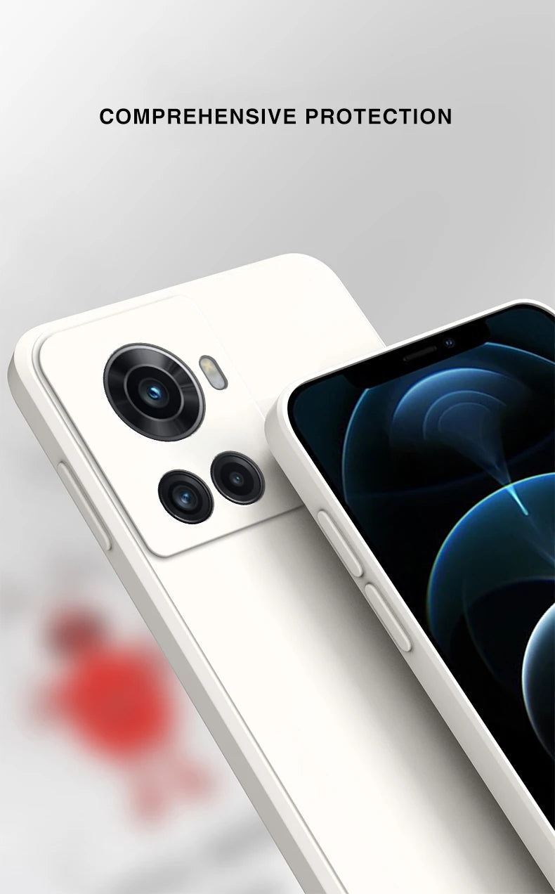 Original Liquid Phone Cases for Oneplus 10R 10 R 5G Soft Silicone Fundas One Plus 10R OnePlus10 R Shockproof Fashion Back Cover