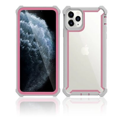 Heavy Duty Protection Urban Doom Armor PC+TPU Case for iPhone 16 15 14 13 12 11 Pro Max Plus Transparent Shockproof Cover