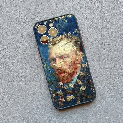 Art Painting Phone Cases For iPhone 11 12 13 14 15 16 Pro Max 15 14 Plus 13 12 Mini X XS XR 7 8 Plus SE2 Shockproof Case Cover