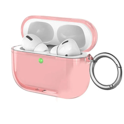 For AirPods Pro 3 Transparent Full Protective Shockproof Case Soft TPU Clear Headphone Cover With Keychain For Airpods Pro 3