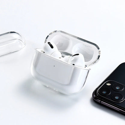 PC Earphone Cases For Airpods 4/Airpods 3 Case Headphones Protective transparent Case  Airpods Pro 2 Airpods Covers 1-2PCS