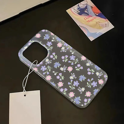 Flower Matte Case For iPhone 17 Cases iPhone 17 Air 16 Pro Max 12 14 11 13 15 Fundas Soft Shockproof Cover Leopard Phone Bumper