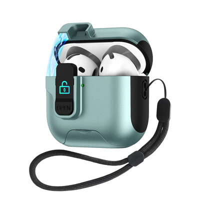 Case for IPhone 4 Cover Magnetic Latch Cap Phone Holder Cases Wireless Headphone for IPhone 3 Pro 2 1 Pro2 Covers with Lanyard