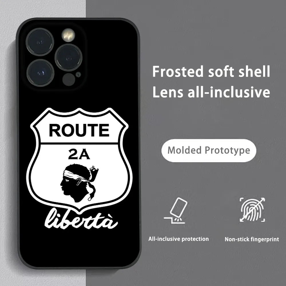 Corse Corsica Phone Case For iPhone 13 14 15 16 Pro Max Mini by Quickfindgoods. Store