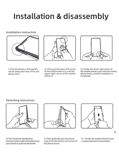 Camera Protection + Hybrid Silicone Frame Aluminum Metal Phone Case For iPhone 16 15 14 13 Pro Max Better Heat Bumper