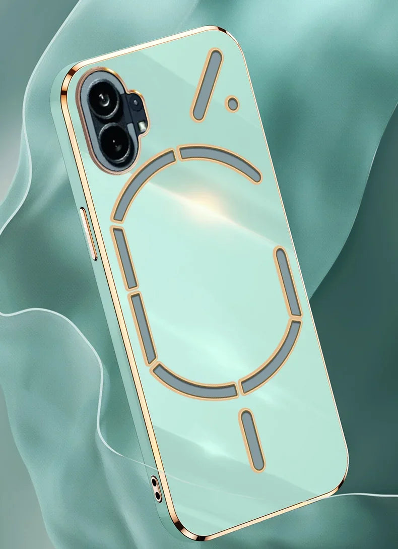 For Nothing Phone 1 Case For NothingPhone1 Phone1 Silicone Shockproof Back Cover Coque Carcase 6D Plaiting Soft TPU Phone Cases