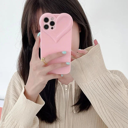 Love Heart Protect Lens Phone Cases For IPhone 17 16 Pro Max 15 14 13 12 11 Pro Xs XR 7 8 Plus SE2/SE3 TPU Shockproof Back Cover