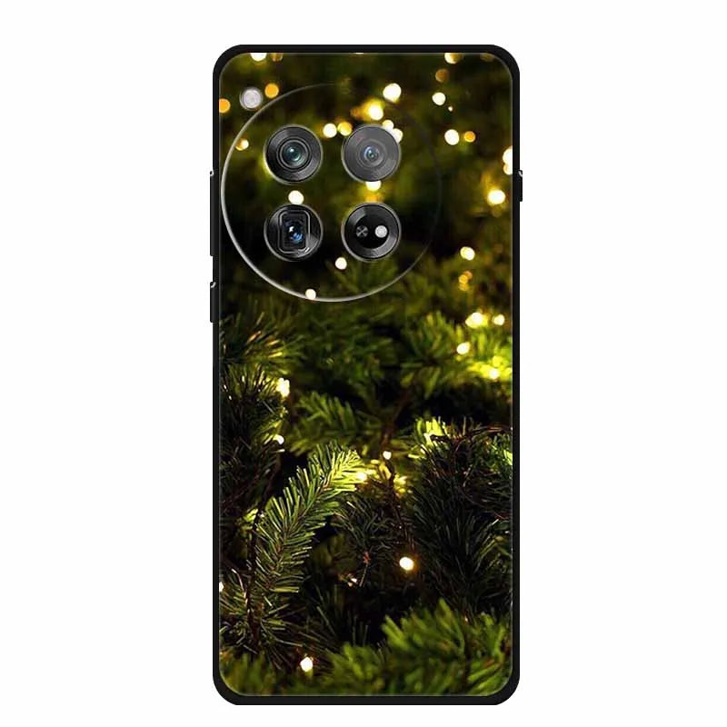 Christmas Phone Cases For Oneplus 12 12R 13 Case Black TPU Silicone For OnePlus 13 5G  TPU Protective Soft Cover 1+12 1+12R 1+13