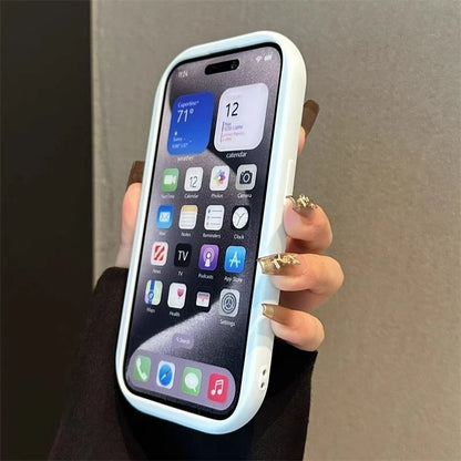 Cute Soft Silicone Candy Color Phone Case For iPhone 17 Air 11 12 13 14 15 16 Pro Max Plus Shockproof Bumper Back Cases Cover