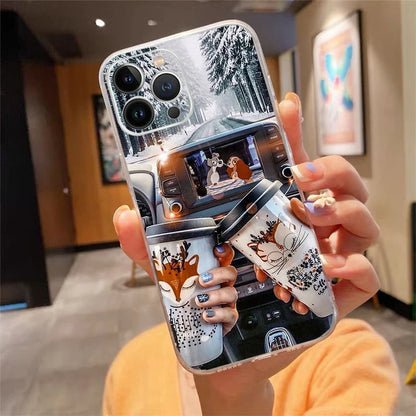 Christmas Santa Deer Snowman Phone Case For iphone 17 Pro Max Air 16 15 14 13 Pro Max 15 16 Pro 15Plus