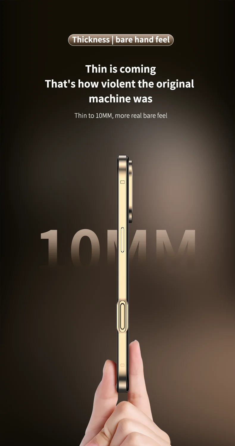 Camera Protection + Hybrid Silicone Frame Aluminum Metal Phone Case For iPhone 16 15 14 13 Pro Max Better Heat Bumper