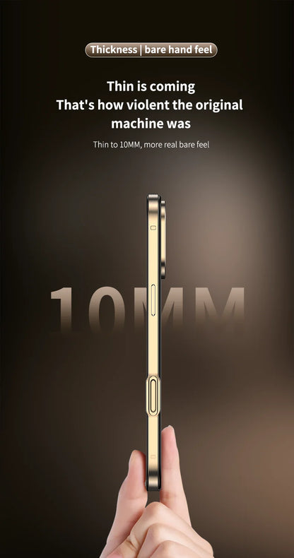 Camera Protection + Hybrid Silicone Frame Aluminum Metal Phone Case For iPhone 16 15 14 13 Pro Max Better Heat Bumper