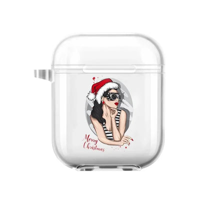 Christmas Santa Elk Earphone Case for Airpods 4th 3rd 2 Pro Shockproof Cover for Airpod 2 3 1 Protective Accessorie Shell Fundas