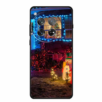 Christmas Phone Cases For Oneplus 12 12R 13 Case Black TPU Silicone For OnePlus 13 5G  TPU Protective Soft Cover 1+12 1+12R 1+13