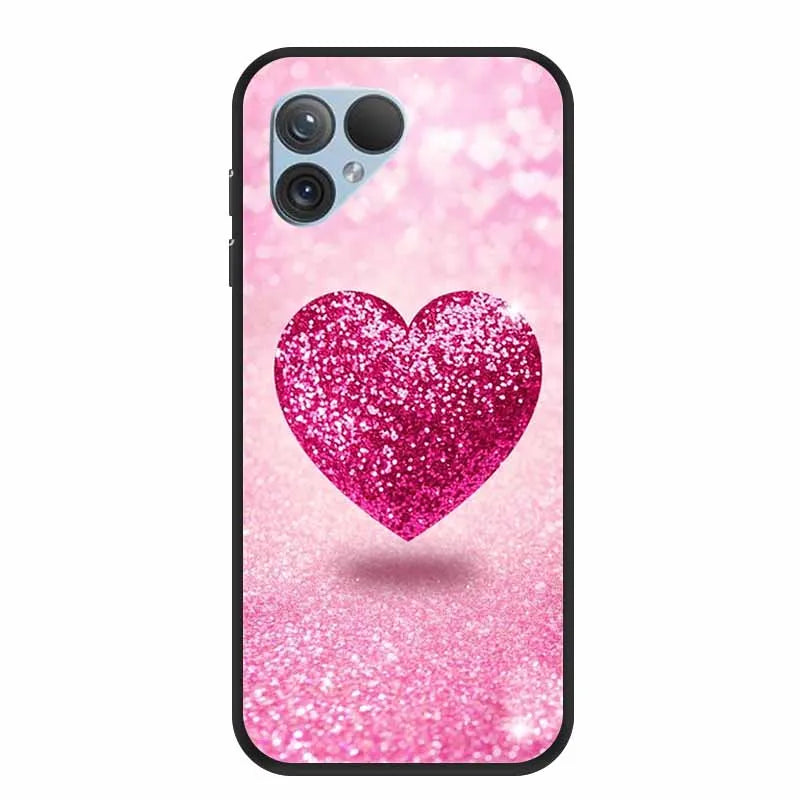 For Fairphone 5 Case 6.46" TPU Soft Silicone Bumper Luxury Back Cover Phone Cases for Fairphone5 5G Flower Cute Shockproof Coque