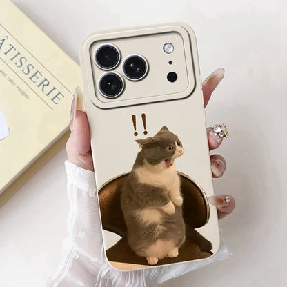 Cute Cartoon Phone Case For iPhone 17 Pro Max 17 Air Soft Silicone Shockproof Cases For iPhone17 17Pro 17Air Covers Bumpers