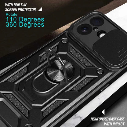 Shockproof Armor Case For iPhone 17 Car Holder Phone Cover for iPhone17 5G Camera Lens Protection Fundas