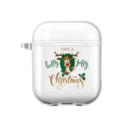 Christmas Santa Elk Earphone Case for Airpods 4th 3rd 2 Pro Shockproof Cover for Airpod 2 3 1 Protective Accessorie Shell Fundas