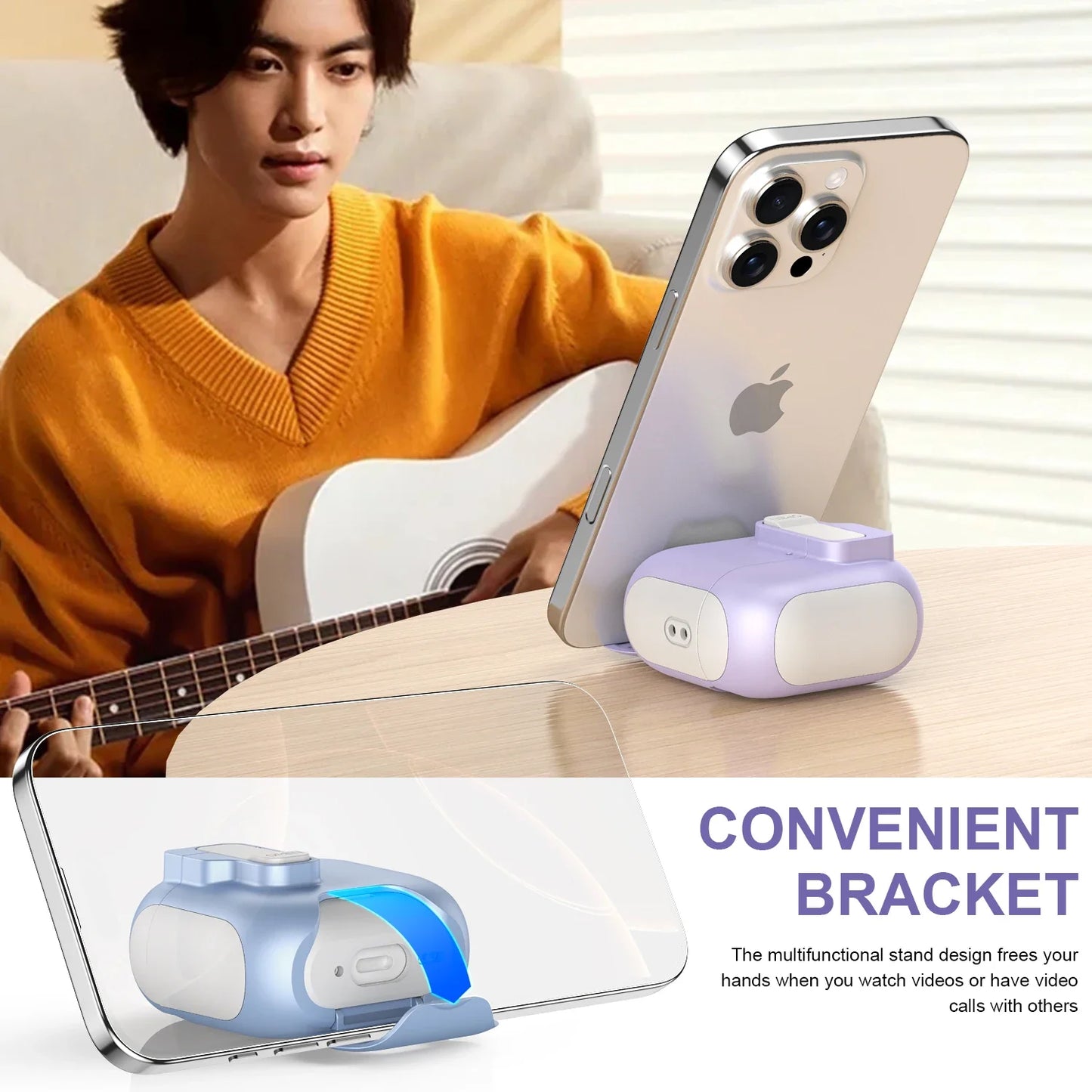 Case for IPhone 4 Cover Magnetic Latch Cap Phone Holder Cases Wireless Headphone for IPhone 3 Pro 2 1 Pro2 Covers with Lanyard