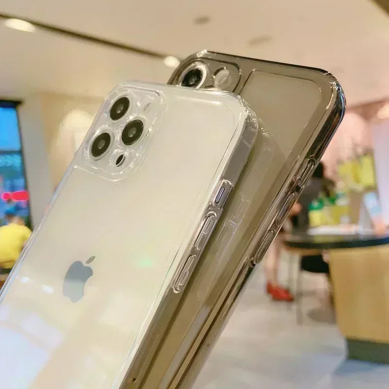 INS Hot Coffee Phone Cases For iPhone 16 15 14 13 12 11 Pro Max XR 8 7 Plus 13 12 Mini Soft Transparent Cover