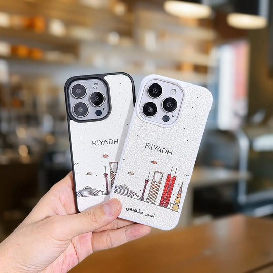 Personalized customized name phone case for iphone 17 16 15 14 plus 13 12 11 pro max cover Luxury Saudi Arabia funda city cases