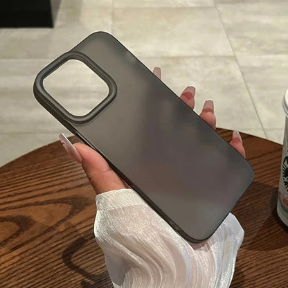 Fashion Soft Matte Candy Phone Case For iPhone 16 15 14 13 12 11 Pro Max X XS Max 8 7 Plus SE Transparent Bumper Cases Cover