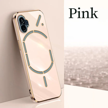 For Nothing Phone 1 Case For NothingPhone1 Phone1 Silicone Shockproof Back Cover Coque Carcase 6D Plaiting Soft TPU Phone Cases