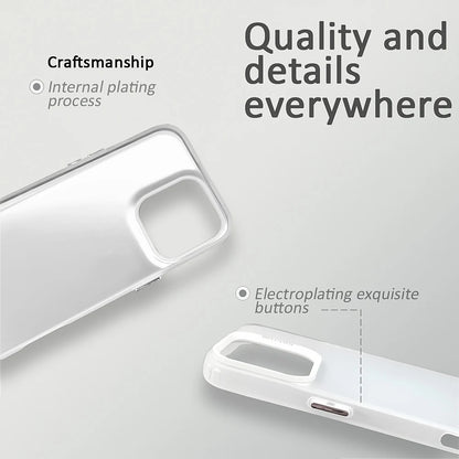 Christmas Lights Phone Case For iPhone 16 15 14 13 12 17 Pro Max Independent Metal Button Electroplating Mobile