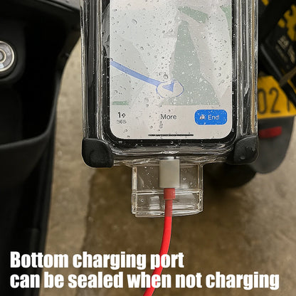 1-10PCS Waterproof Transparent Mobile Phone Cases Portable Mobile Phone Protector Pouch Bag for Cycling Bikinig Motorcycle