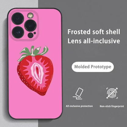 Comics Sex Icon Funny Phone Case For IPhone 16 15 14 13 Pro Max Plus Mini Frosted Soft Shell Funda Shockproof Cases