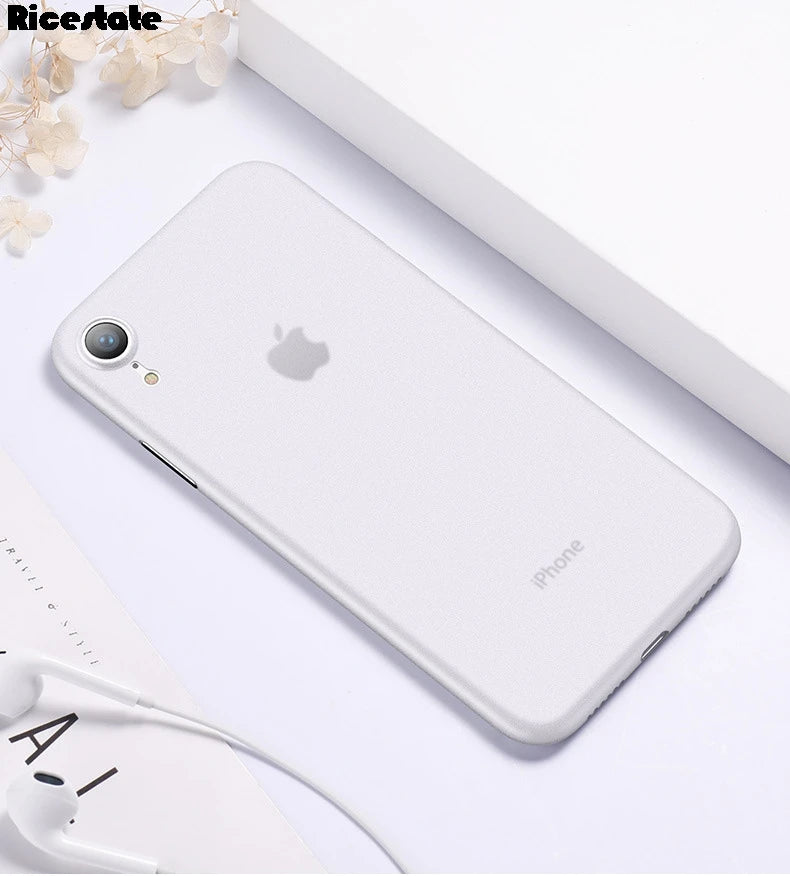 Ultra thin Fundas Phone case For iphone iphone XR X R Rubber back cover For iphone X XR XS Max PP Hard Cases
