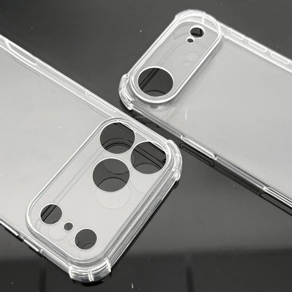 17Pro Shockproof Phone Cases Transparent Corner Protectors Phone Cover for IPhone 17/17 Air/17 Pro/17 ProMax Anti-scratch Case