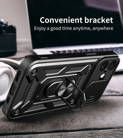 Shockproof Armor Case For iPhone 17 Car Holder Phone Cover for iPhone17 5G Camera Lens Protection Fundas