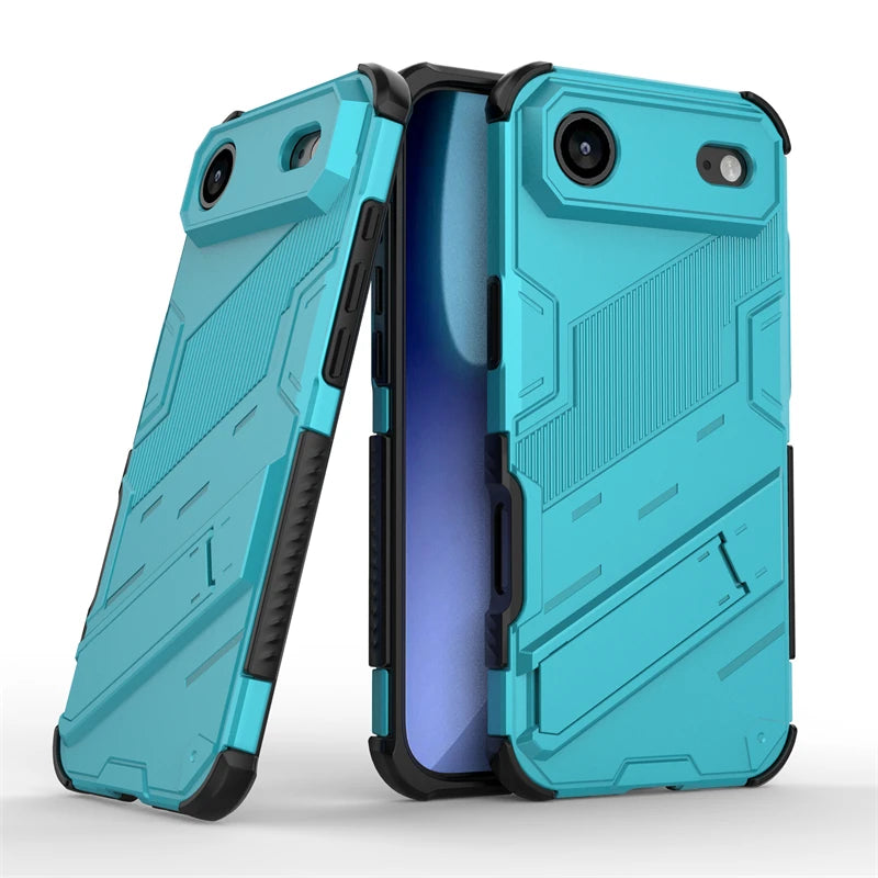 Shockproof Phone Case For iPhone 17 Air Phone Holder Armor PC Full Cover Back Case iPhone17 Pro Max Cover For iPhone 17 Air Case