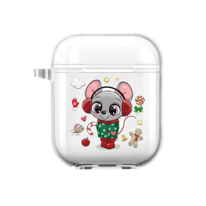 Christmas Santa Elk Earphone Case for Airpods 4th 3rd 2 Pro Shockproof Cover for Airpod 2 3 1 Protective Accessorie Shell Fundas