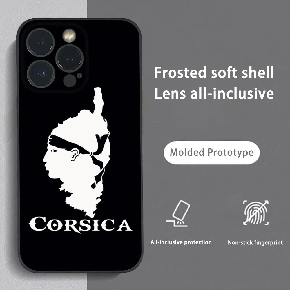 Corse Corsica Phone Case For iPhone 13 14 15 16 Pro Max Mini by Quickfindgoods. Store