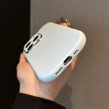 Cute Soft Silicone Candy Color Phone Case For iPhone 17 Air 11 12 13 14 15 16 Pro Max Plus Shockproof Bumper Back Cases Cover