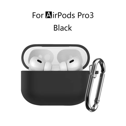 Earphone Cover For AirPods Pro 3 Case Full Body Shockproof Protective Mobile Phone Holder Style with Keychain For AirPods Pro 3